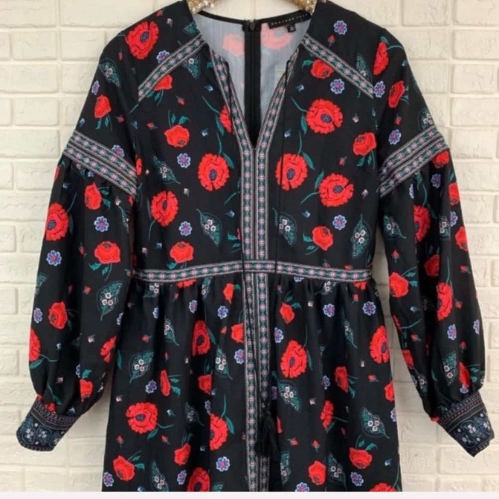REVOLVE Endless Rose Embroidered Long Sleeve Dress - Picture 3 of 5